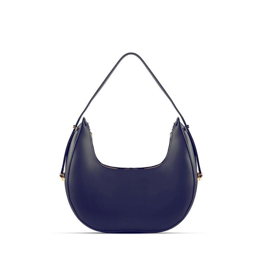 Leather plain handbag women