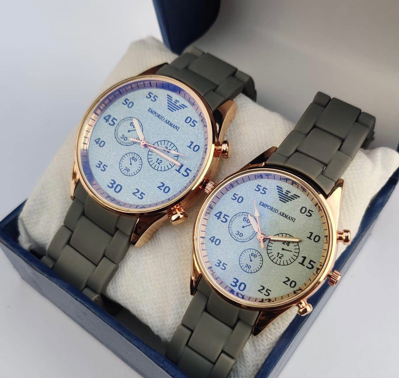 Couple’s casual analogue watch